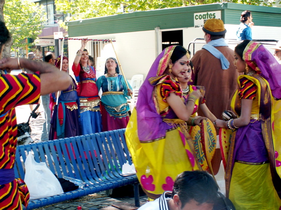 more colour at the multicultural festival