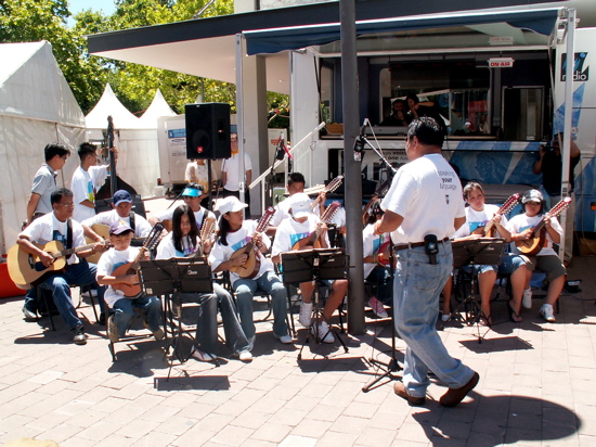 SBS band at the multicultural festival